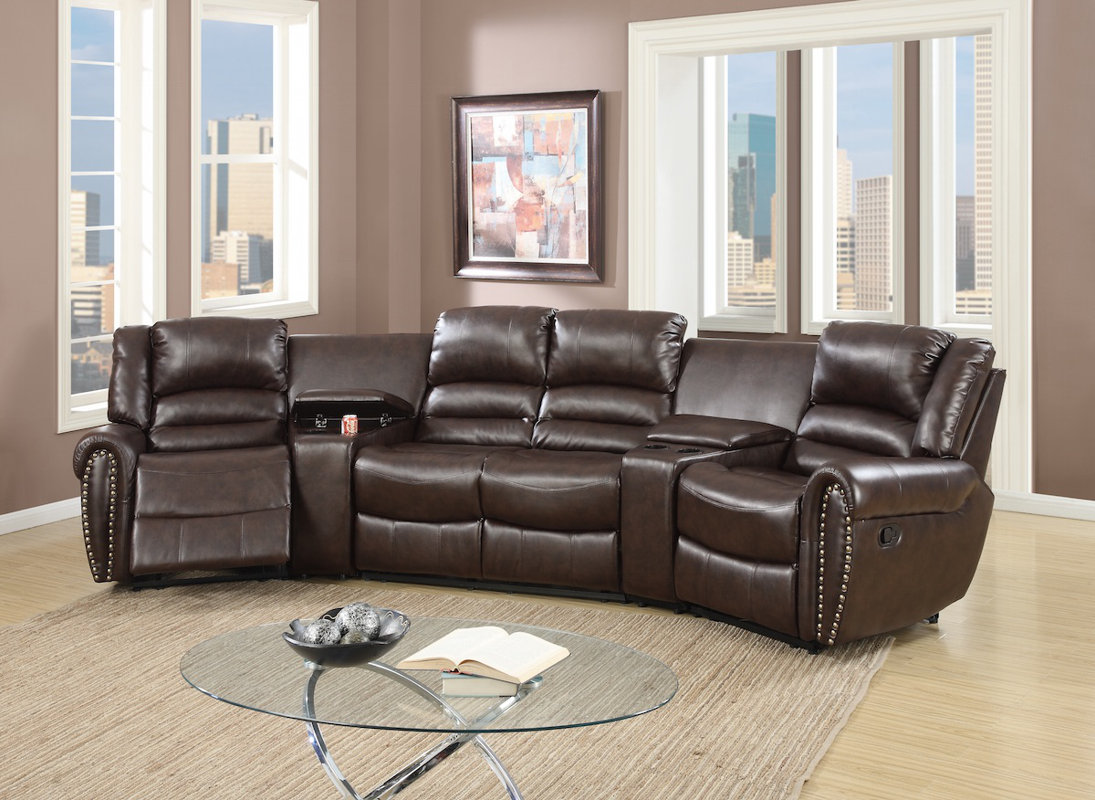 Red Barrel Studio Home Theater Sectional & Reviews Wayfair